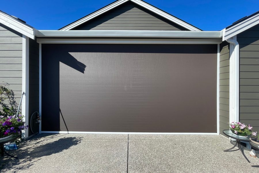 Motorized Garage Screen